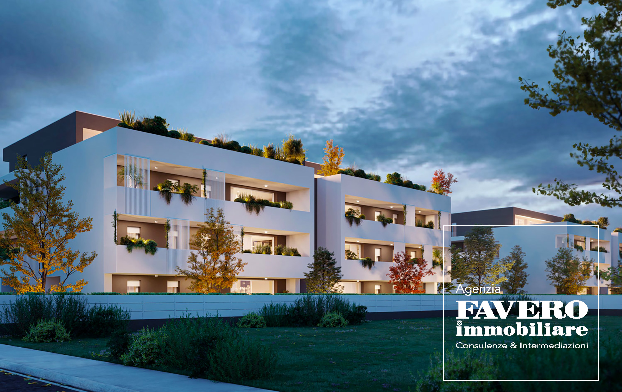 DOLO Appartamenti 3 camere con terrazza abitabile e grandi vetrate per ambienti luminosi e moderni.